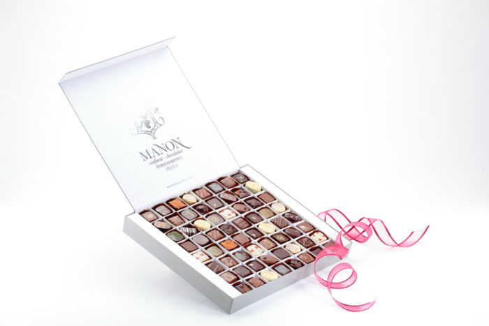 Coffret 64 chocolats assortis Manon