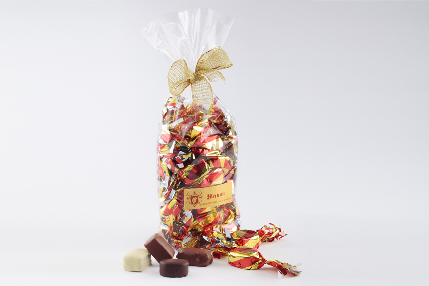 Papillotes de Noël 500g - Chocolat noir et lait