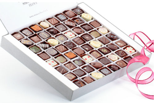 Coffret 64 chocolats assortis Manon