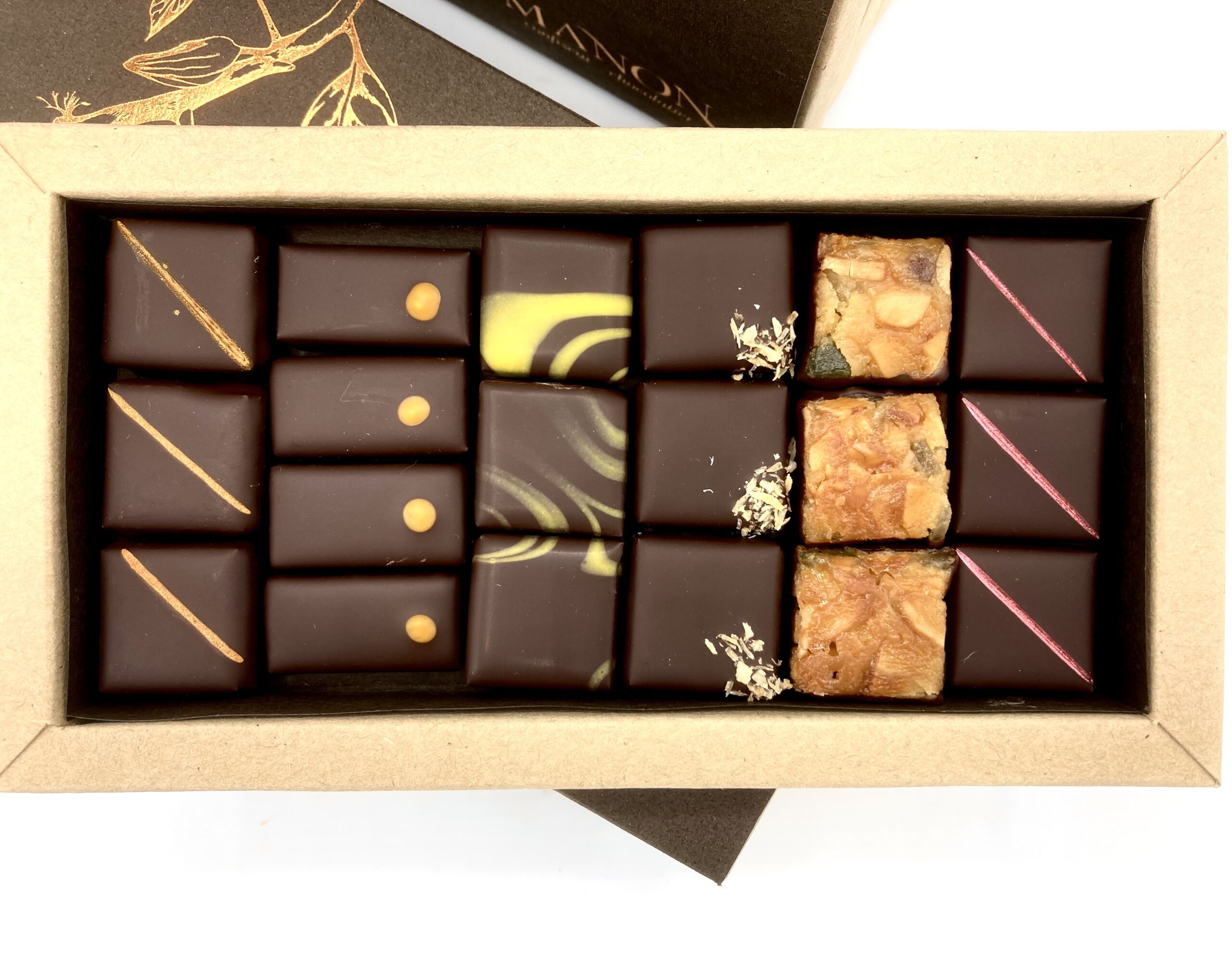 BALLOTIN 38 CHOCOLATS- PARFUM AU CHOIX - 2 NIVEAUX – Image 2