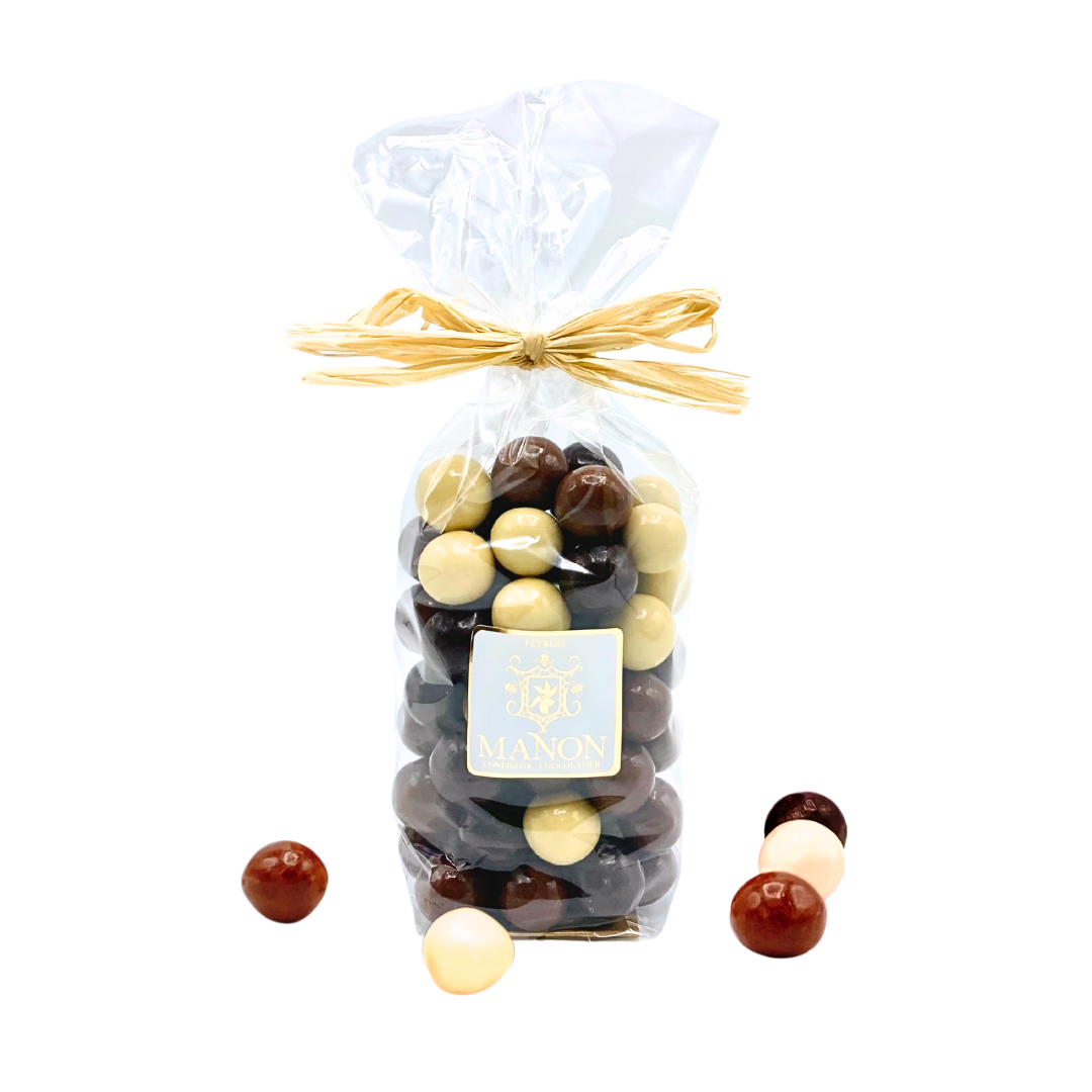 SACHET DE NOISETTES 3 CHOCOLATS - 200g – Image 2