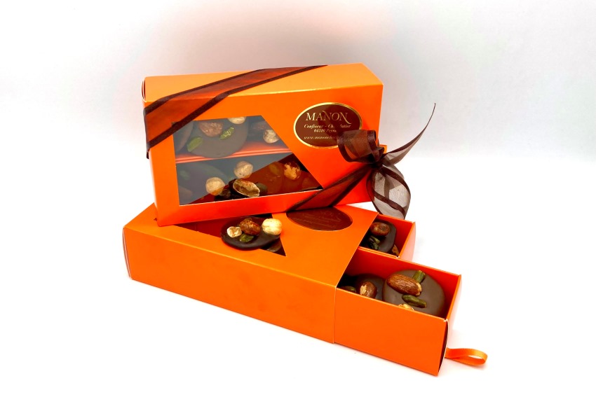 Coffret de palets de chocolat assortis