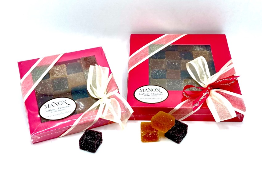 COFFRET ASSORTIMENT DE PATES DE FRUIT 100% ARTISANALES - CHOCOLAT