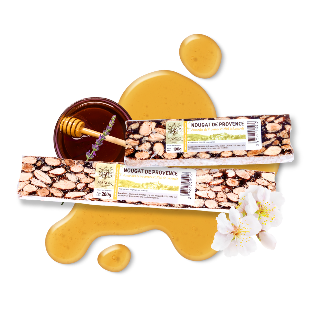 Barre NOUGAT NOIR PROVENCE - 100g ou 200g