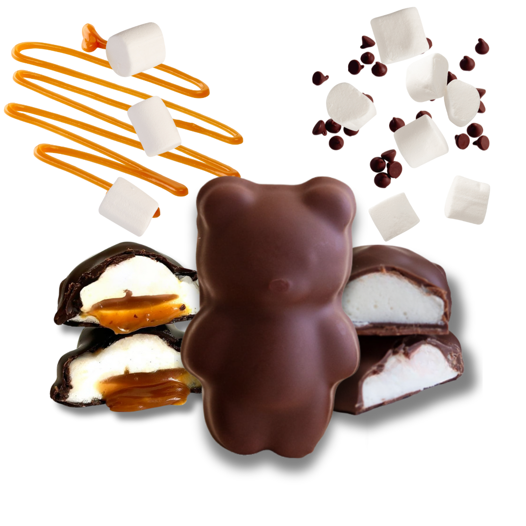 NOUNOURS GUIMAUVE CHOCOLAT NOIR OU LAIT // AVEC OU SANS CARAMEL