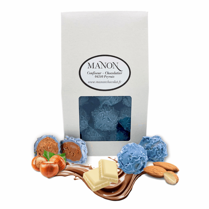 BOITE CHARDONS BLEUS AU PRALINÉ 200g – Image 2