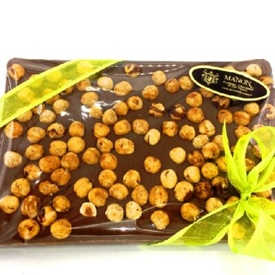 Plaque chocolat noisettes Manon