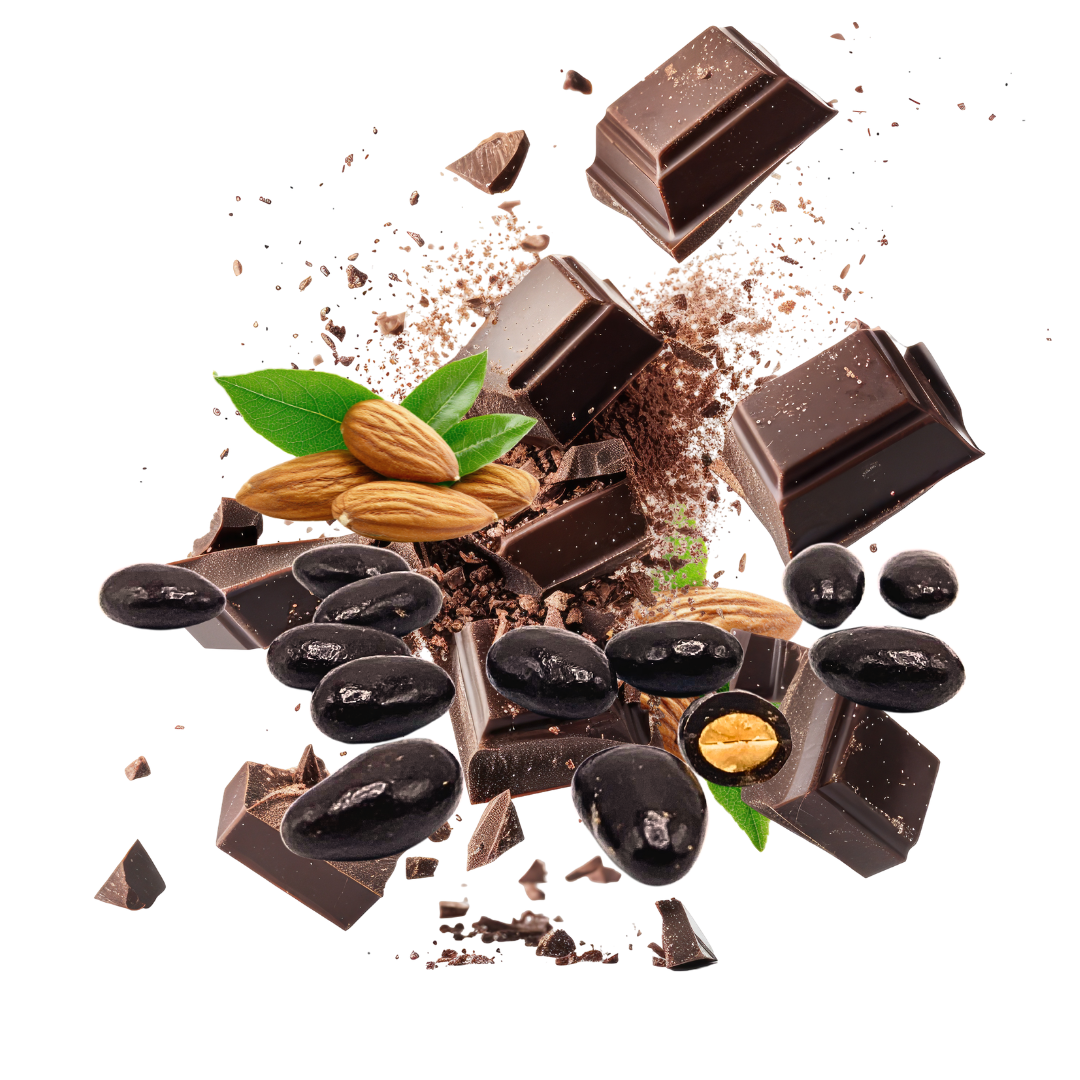 SACHET D'AMANDES CHOCOLAT NOIR - 200g
