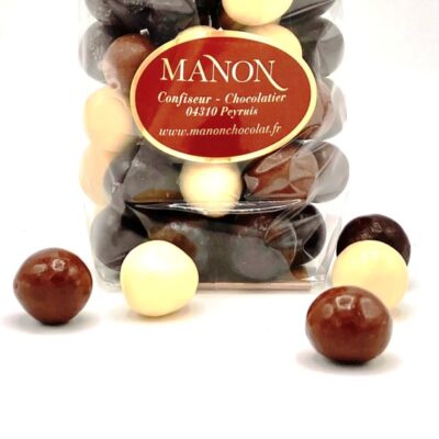 Noisettes aux 3 chocolats Manon