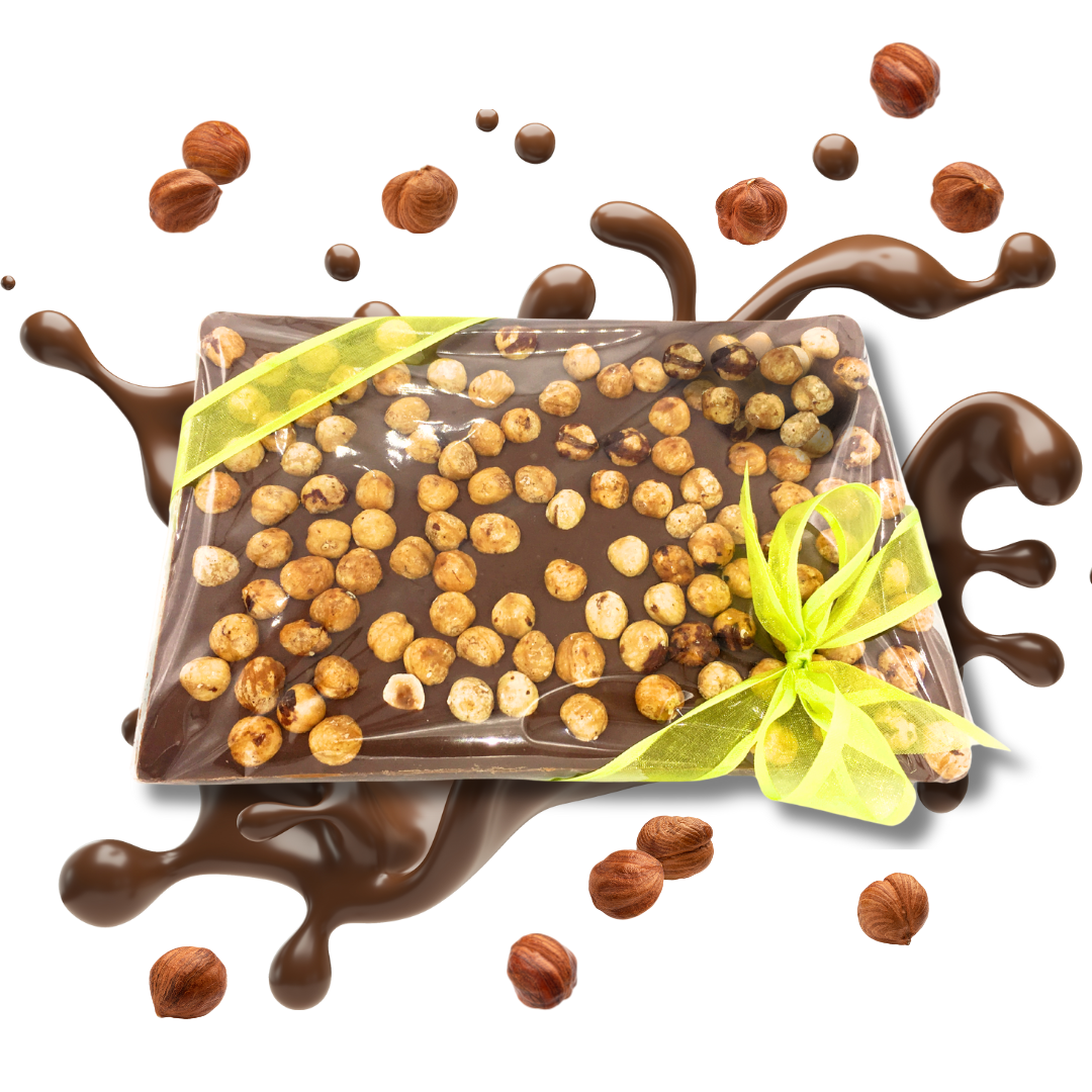 LA GRANDE TABLETTE DE CHOCOLAT AU LAIT NOISETTES ou AMANDES 1/2 kg