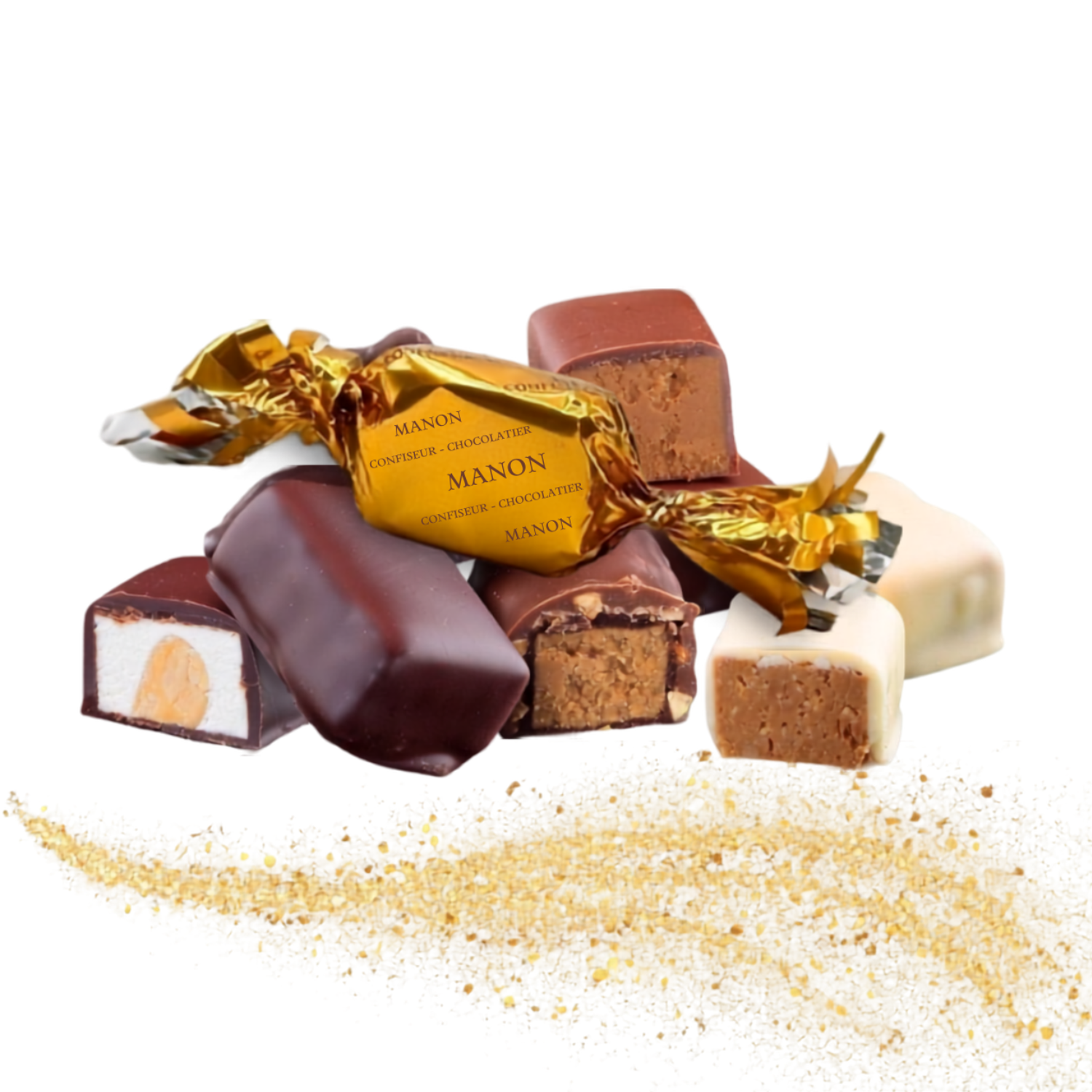 SACHET DE PAPILLOTES EN CHOCOLAT DE NOËL- 300g ou 500g