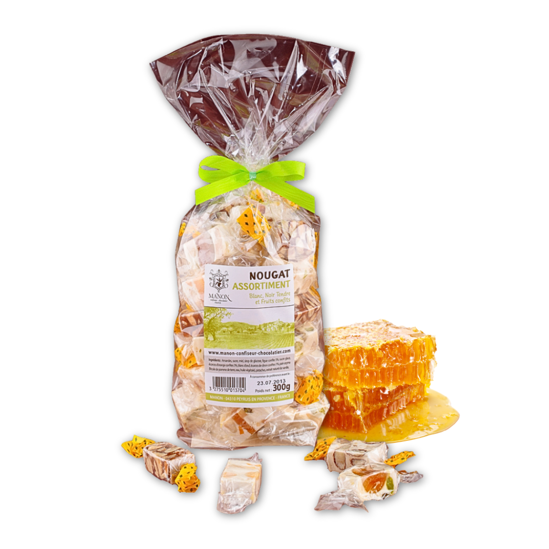 Bonbons NOUGATS ASSORTIS - 300g