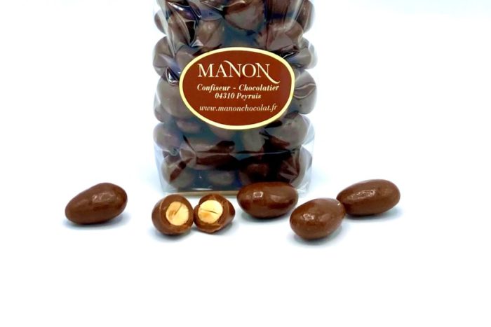 sachet d'amandes chocolat au lait Manon