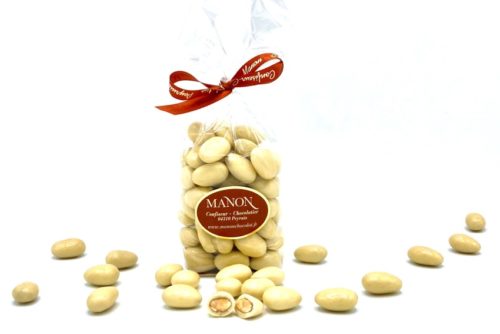 sachet d'amandes chocolat blanc Manon