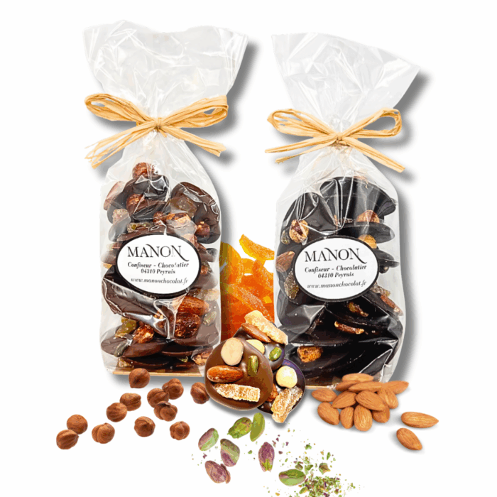 LES MENDIANTS 150g NOIR ou LAIT – Image 2